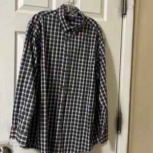 Plaid button down shirt